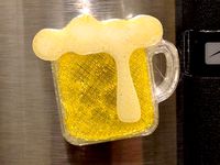 Beer Mug Magnet by WattsForLunch