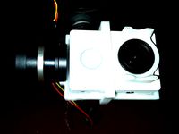 Adapter plate for Xiaomi Yi on Feiyu-tech Mini 3D-Gimbal by Foliengriller