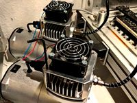 Cooling Fan Upgrade for Airbrush Compressor (for use in minimal spray cooling system) by MichaelWakileh