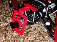 QAV250 Camera mount and holder for SONY CCD 38mm camera by sinbinsam