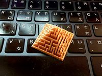 Maze pyramid generator - easy style by JustinSDK