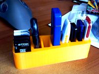 Holder for USB key and SD memory cards by brunoplus