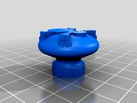 Skull and crossbones knob by harddrv1