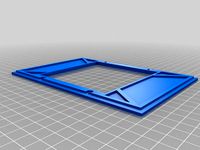 7inch monitor DIY FPV parts separated for 200 mm printers by crysis_ps by piratetv