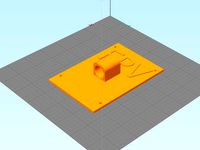 Receiver Support plate mount for BEVRC 1.2 Ghz RX (800mw) to Bangood Tripod 240cm plus Optional Lipo Tray by ximox69