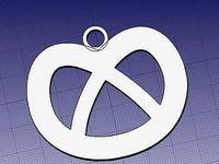Bretzel_keychain by Mxm_