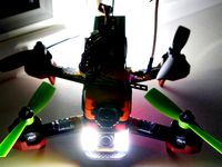 DL180 Quad camera and LED holder by ABLomas
