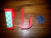 Simple light duty hook by Uglydog777