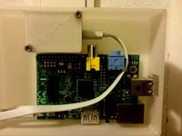Rpi case with power supply snapfit by Keysers