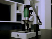 ModulIX-O - Universal Micro Drill press - Bosch IXO, Dremel, Makita,. (Mini-Standbohrer) by FunkyArt