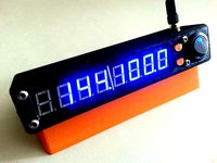 Wireless ham radio frequency counter by villamany