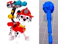 Water projectile for Paw Patrol Jumbo Action Pup Marshall by Claymore