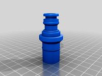 Hose 12mm male to Poly pipe 19mm adaptor by AndrewFromOz