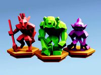Low Poly Fantasy Tabletop - Horde Base Units by Davision3d