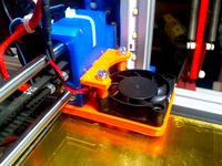 Active cooling Duct for Foldrap 1.1 (40mm fan) by Mr_Pavot