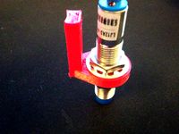 Auto Bed Leveling Probe Mount for the Robotdigg Aluminium Kossel Effector  by Karatektus