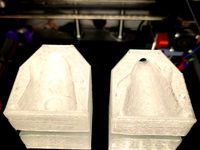 Flat Print Purple tentacle mold by WattsForLunch