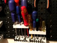 Screwdrivers holders for Lidl's Powerfix tool wall organizer by GigaBajcior