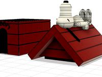 Snoopy & his Doghouse Container by VictoriaLHB