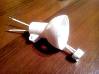 Lamp Socket GU5.3 by 3DReplicator_ru