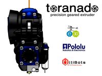 The Toranado Precision Geared 1.75mm Extruder - v2.1 by Toranado3D