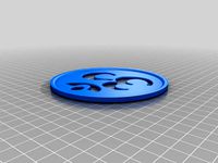 Zen "Om" (ॐ) Coaster (11cm) by angelkoh