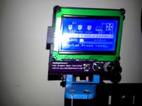 Suporte LCD for Prusa i3 Hephestos by Brockas