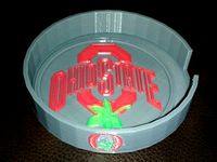Ohio state coaster three color and holder by cwthoma