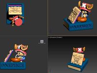 One Piece Chopper cellphone stand1 by athenakuk