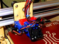 Makerfarm i3v Greg's Accessible Extruder as bowden by glukz