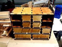 5mm - 7/32" Customizable Stacking Parts Box with Options by tankueray