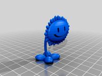 Sunflower from PVZ(based off of Beefy Sunflower by Printoholic) by 3DOctopus77