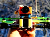 Quad camera and LED holder by ABLomas