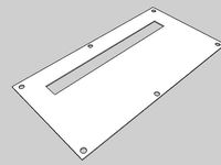 Cache servo 80x40x0.25 mm by lormod54950