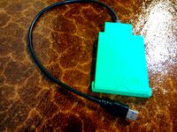 7mm SSD case for StarTech SATA to USB adapter by RedTopper