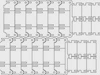 Drag Chain for 2.7mm luan plywood and Laser Cutter by Cromaglious