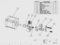 Spring-loaded Replicator 1 Drive Block - Modified Lever by gyronictonic