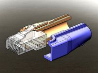 RJ45 cable protector / sleeve (split version) by Bramsky