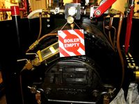 Boiler Empty Sign for Steam Engine by peter_the_steam