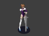 Girl with Sword Remix by dsacademy