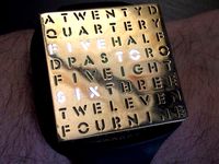 Wordclock faceplate by danowall