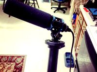 Shotgun microphone shock mount by seaninja951