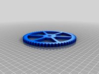 LYMAN FILAMENT EXTRUDER GEAR WITH SPOKES by laughingman