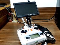 Very Simple Foldable FPV Monitor Mount by marceloajunqueira