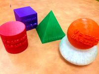 Equal Volume Solids Set + MakerEd Project by busbyscience