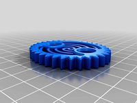 Ellipse Gear with Spiral Design by cohlwiler