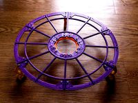 Parametric Build Plate Support for Delta Printer by GeoDave