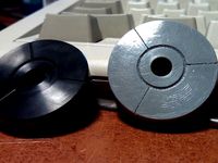 45 rpm record adapter by amiga_fanboi