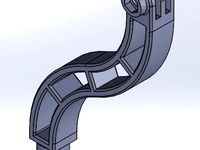 Wombot Exilis Camera Arm & Base for GoPro & SJCAM by Shaunuss