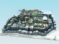 Minecraft Castle 3D Model